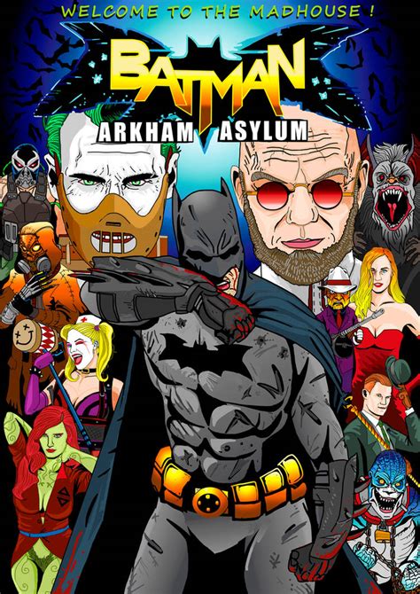 Batman Arkham Asylum Cover By Jarol Tilap On Deviantart