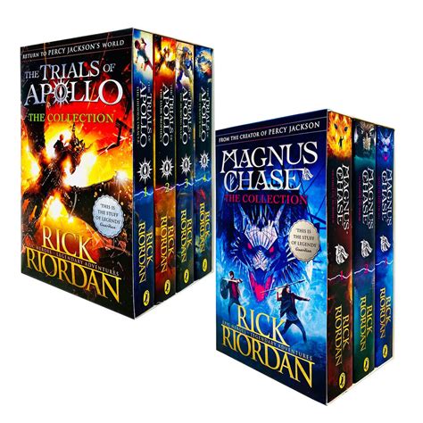 Trials Of Apollo And Magnus Chase Series 7 Books Collection Box Set Rick