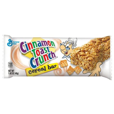 General Mills Cinnamon Toast Crunch Cereal Bar 142 Oz Pack Of 24