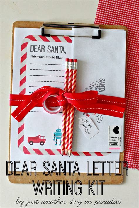 unique santa letter ideas  pinterest letter