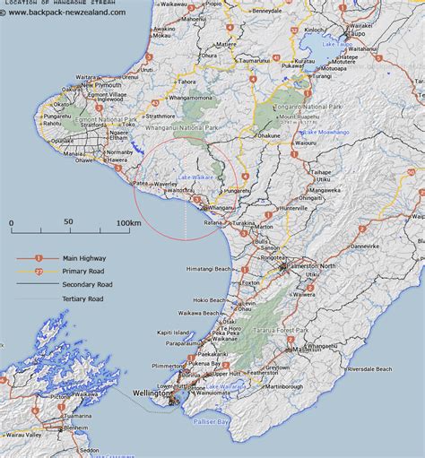Where Is Mangaone Stream Map New Zealand Maps