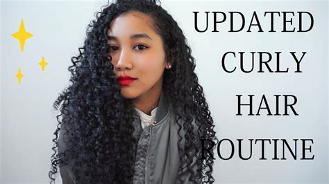 Updated Curly Hair Routine Youtube