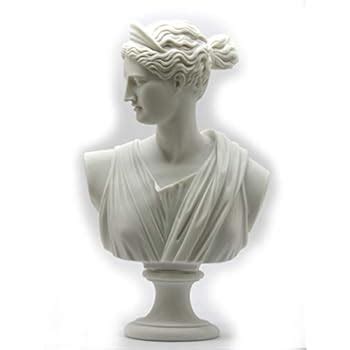 Amazon Com Greekartshop Artemis Diana Bust Head Greek Roman Goddess Statue Sculpture