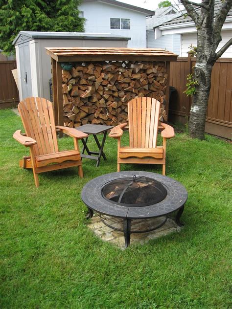 Porch swing fire pit idea. Heather's home improvements: Concrete pad for backyard ...