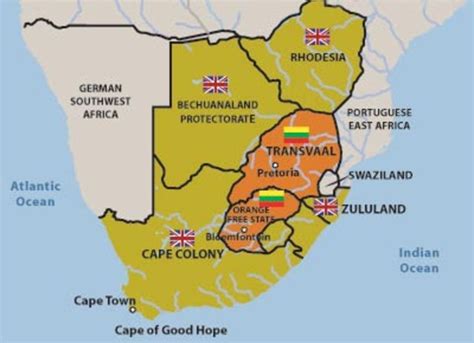 The Colonial History Of South Africa Timeline Timetoast Timelines