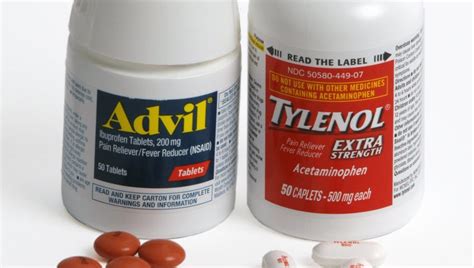 Ask The Health Experts Dont Substitute Tylenol For Advil