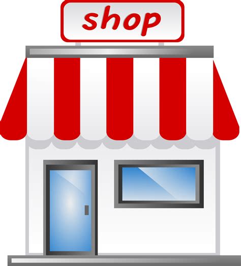 Clipart Shop Front Icon