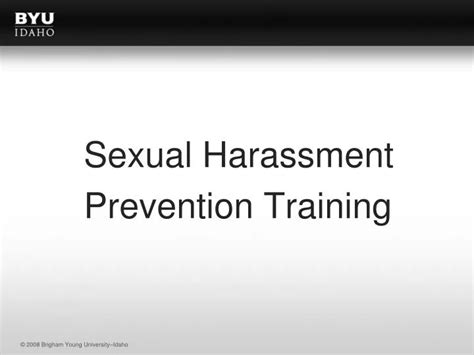 ppt sexual harassment prevention training powerpoint presentation free download id 562771