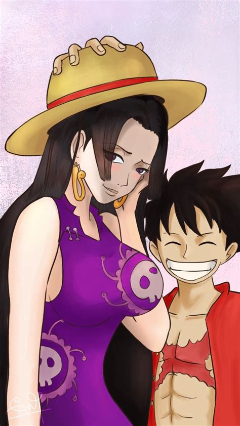 One Piece Luffy And Hancock Wallpaper Carrotapp