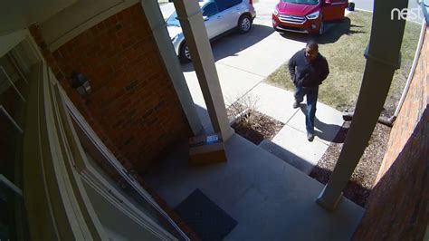 Police Seek Thief Caught On Camera Stealing Package From Porch