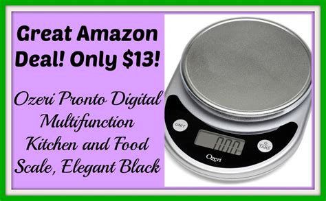 This digital kitchen scale's widescreen lcd displays results in grams, ounces, pounds, kilograms and the large unit button lets you change the measurement with ease. Ozeri Pronto Digital Multifunction Kitchen and Food Scale ...