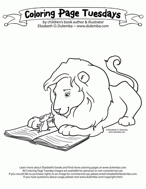 Click on the image, download, print, color, and enjoy. Library Lion Coloring Pages - Coloring Home