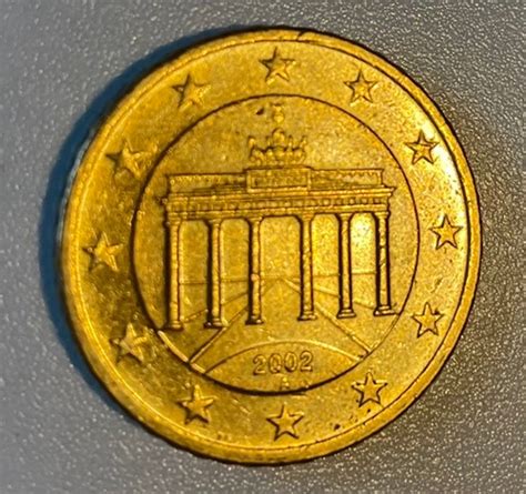 50 Cent Euro 2002 Een Duitsland Zeldzame Munt Duitsland Etsy Nederland