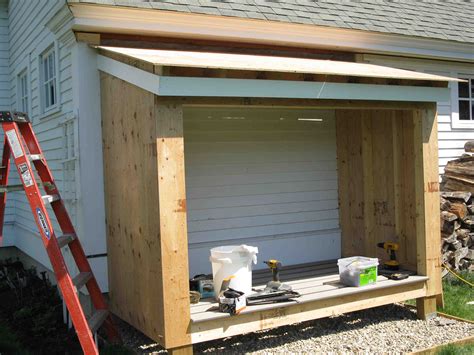 It is a simple and easy to build t. Building a Firewood Shed - A Concord Carpenter
