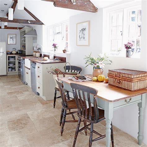 Tile floors are a natural choice for kitchens. Kitchen flooring ideas to give your scheme a new look