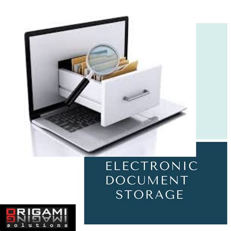 Electronic Document Storage Document Storage Paperless Office