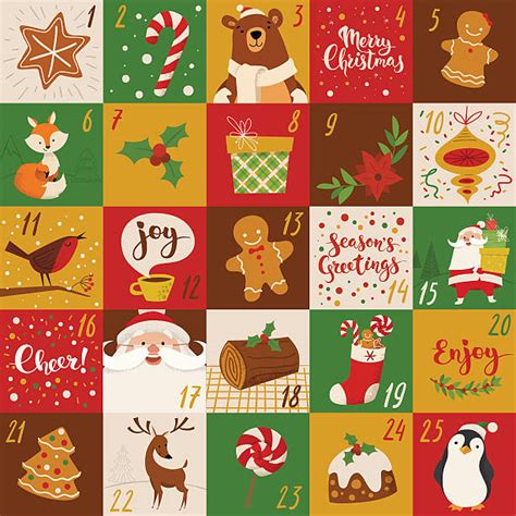 Best Advent Calendar Illustrations Royalty Free Vector Graphics And Clip