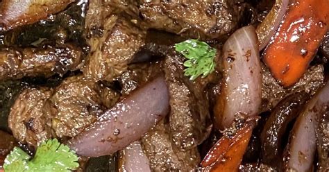 Balsamic Glazed Steak Tips And Mushrooms Foodtalk