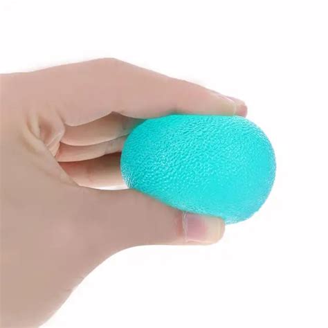 Silicone Massage Therapy Hand Finger Grip Ball Strength Exercise Stress Relief Decompression