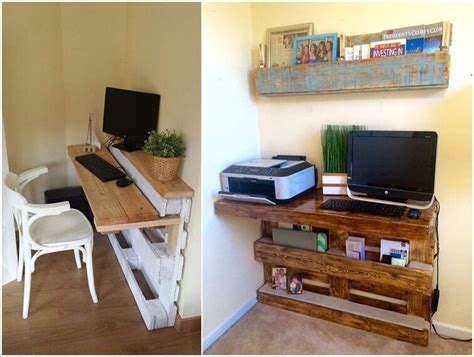 Some made with simple pallet wood, some made from old furniture and some diy computer. Creative DIY Desk Ideas That You Must try 08 | Diy ...