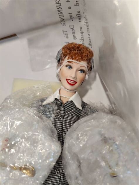 i love lucy vitameatavegamin 50th anniversary porcelain doll coa 16 ltd ed for sale online ebay