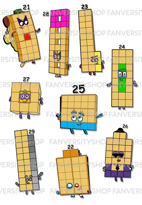 Numberblocks Magnetic Set 1 To 100 And Multiplication Etsy Canada In