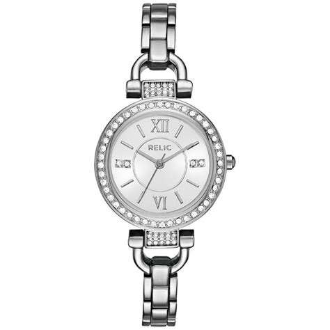 Relic By Fossil Womens Leah Silver Watch