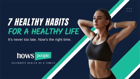 7 healthy habits for a healthy life 💪 must follow youtube