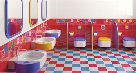 A lively and fun way to introduce young children to the washroom. 46+ Awesome & Dazzling Kids' Bathroom Design Ideas 2019 ...