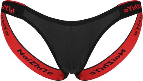 Choomomo Mens Underwear Strapless T Back Briefs Micro Pouch Lingerie
