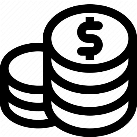 Coin Coins Money Stack Icon Download On Iconfinder