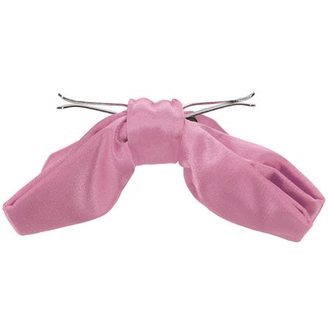 Antique Pink Clip On Bow Tie Shop At Tiemart Tiemart Inc