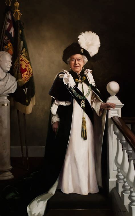 Once on her actual date of birth, and then again on an official, ceremonial occasion on the second saturday in june. Queen's new portrait is unveiled to mark 90th birthday