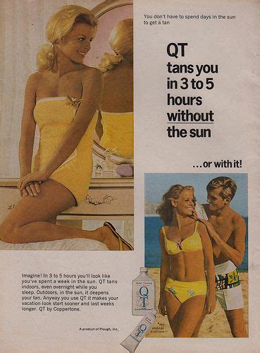 QT Tans You In 3 To 5 Hours Without The Sun Tan Vintage