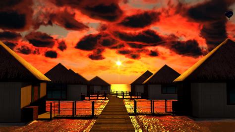 Bora Bora Beach Sunset Wallpapers Top Free Bora Bora Beach Sunset