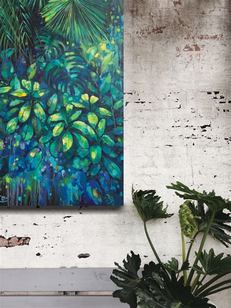 Tropical Wall Art Rain Forest Oil Painting Art Studio