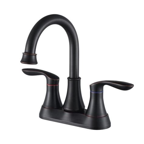Augusts Centerset Faucet 2 Handle Bathroom Faucet With Drain Assembly