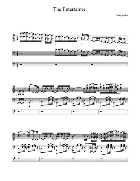 Scott joplin was the first classically trained black composer to become a household name in america. The Entertainer Sheet music | Download free in PDF or MIDI | Musescore.com