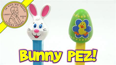 Pez Easter Bunny And Easter Egg Candy Dispensers Youtube Clipart