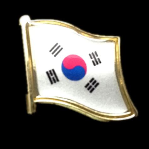 high quality korea flag lapel pins medal of army badge commemorative coin free shipping 2pcs lot