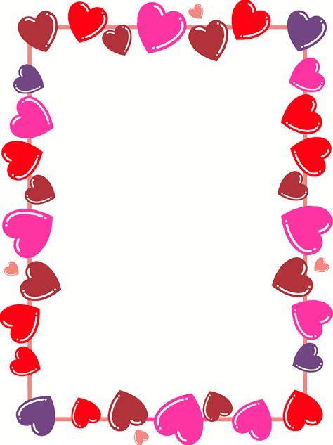 Heart Border Free Page Borders Spyfind Clipart Best Clipart Best