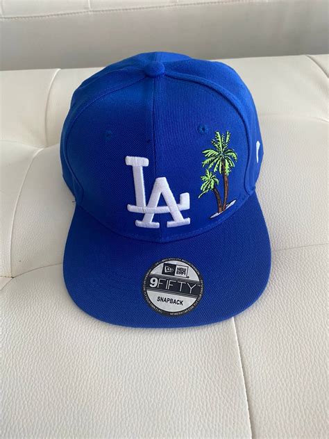 New Era Los Angeles Dodgers Hat With Palm Tree And Taco Decoration