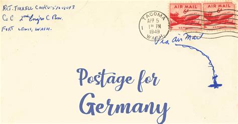 Postage To Germany How To Send A Letter To Germany