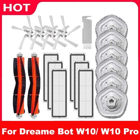 Replacement For Xiaomi Dreame Bot W10 W10 Pro Self Cleaning Accessories Robot Vacuum Main Brush