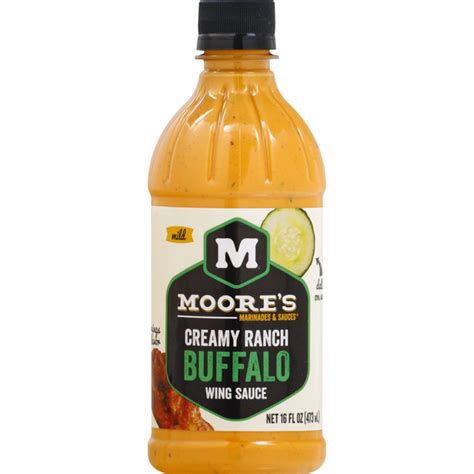 Moores Buffalo Wing Sauce Creamy Ranch Mild 16 Oz Instacart