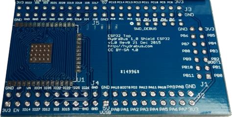 Open Hardware Hydrabus Shield Breakout Board For Esp32 Pcb Received