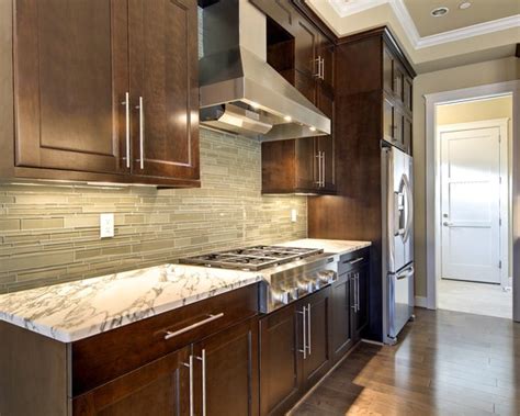 Henrico kitchen renovation kitchen renovation kitchen complete. horizontal uneven narrow backsplash | Contemporary kitchen ...
