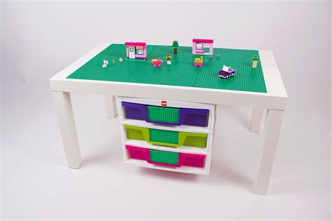 Items Similar To Large Lego Table With Lego Storage Drawers 20x30 Inch