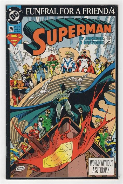 Superman 76 Regular Dan Jurgens Cover 1993 Comic Book
