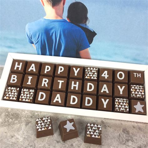 We did not find results for: Personalised 40th Birthday Chocolate Box By Cocoapod ...
